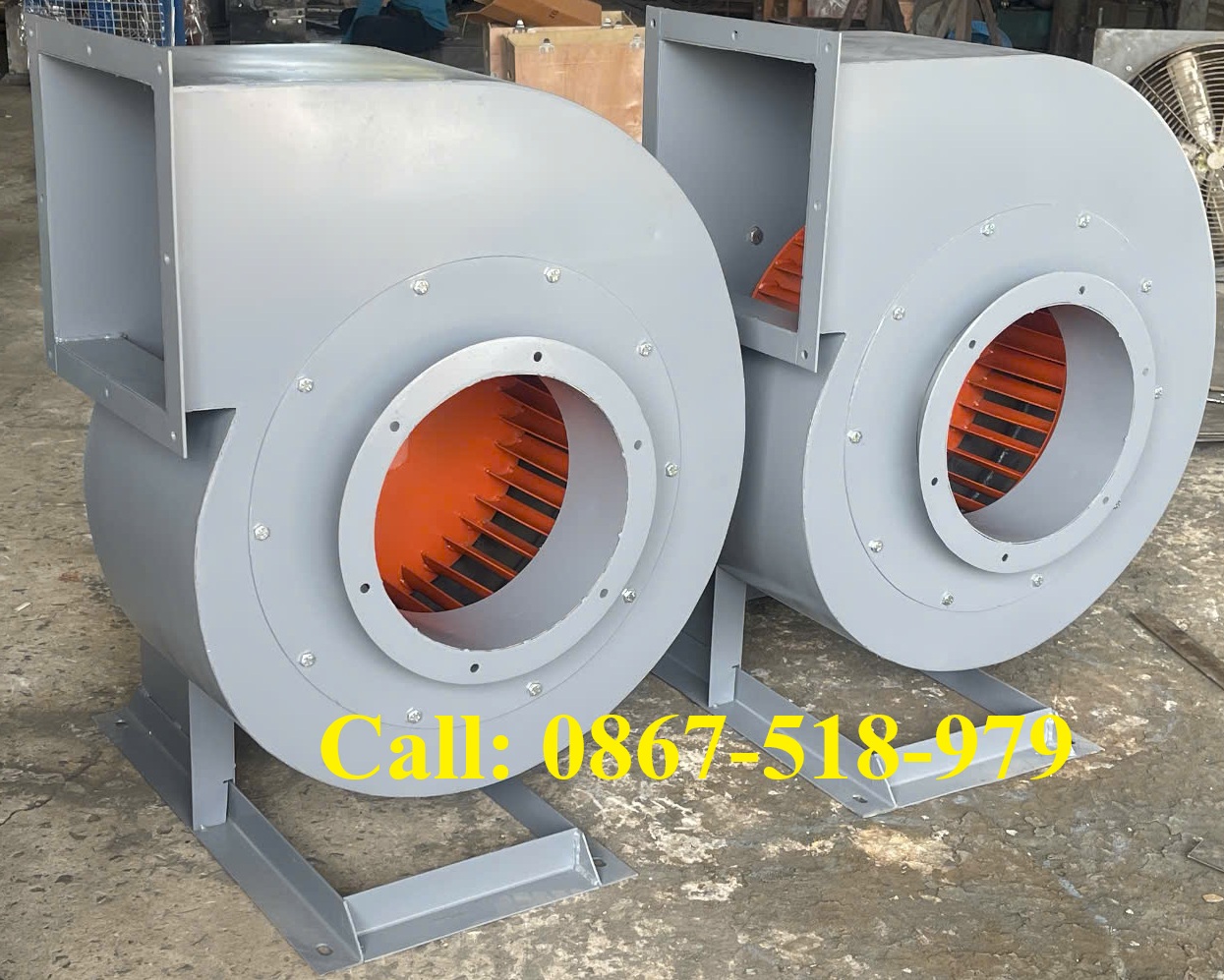 Quạt hút ly tâm trung áp 5.5kw